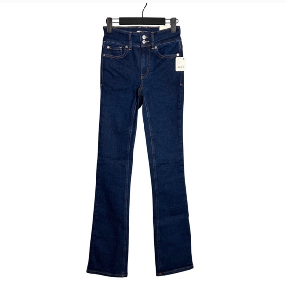 Free People Shayla Jeans Midrise Bootcut MarinBlue Women's Jeans - Picture 3 of 9